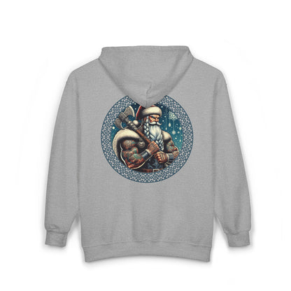 Viking Santa Unisex Zip-Up Hoodie