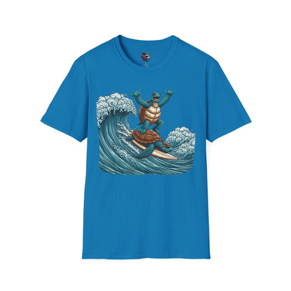Surfing Sea Turtles Unisex T-Shirt