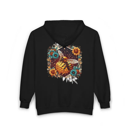Queen Bee Unisex Zip-Up Hoodie