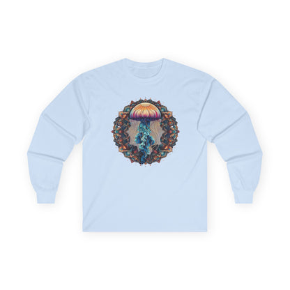 Jellyfish Mandala Unisex Long Sleeve Shirt