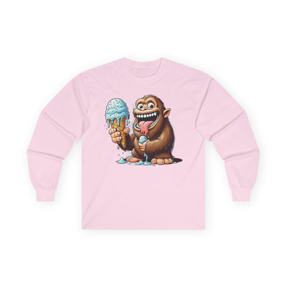 Sasquatch Ice Cream Unisex Long Sleeve Shirt