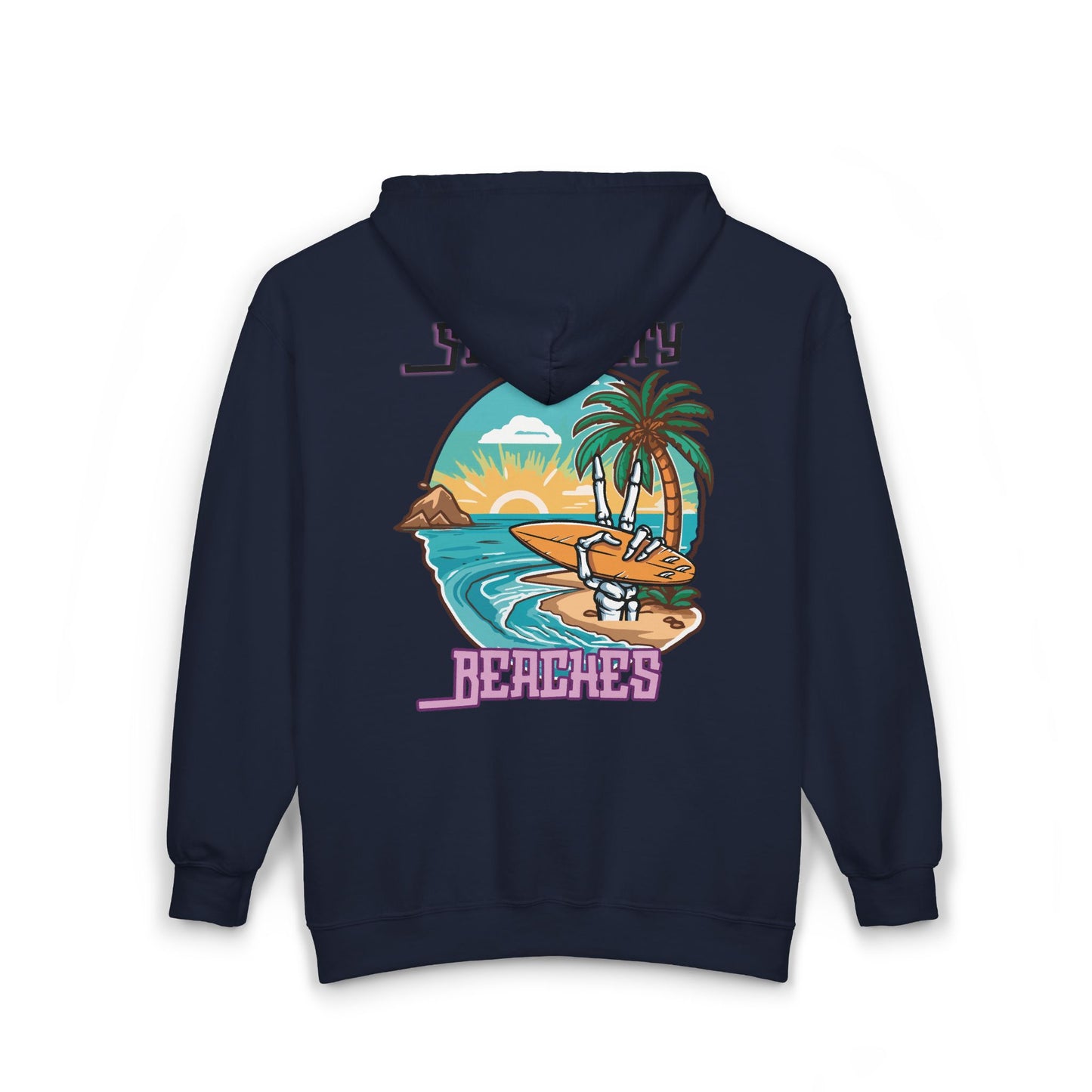 Stay Salty Beaches Unisex Zip-Up Hoodie