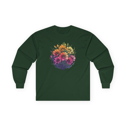 Summer Flowers Unisex Long Sleeve Shirt