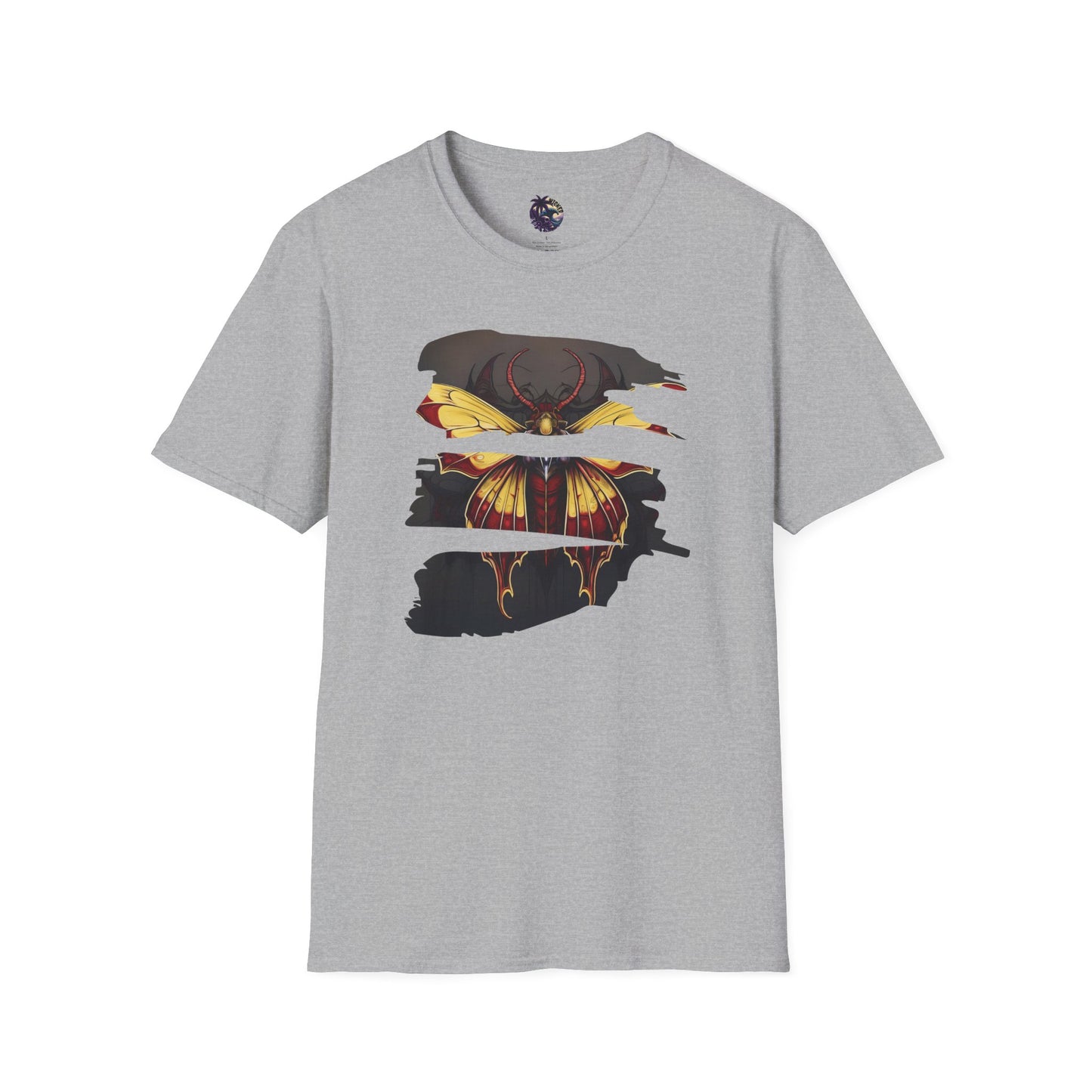 Moth - Red and Yellow  Unisex T-Shirt