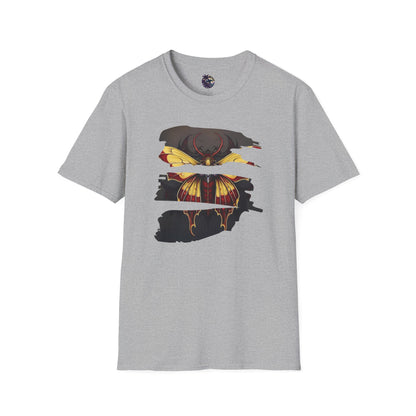 Moth - Red and Yellow  Unisex T-Shirt