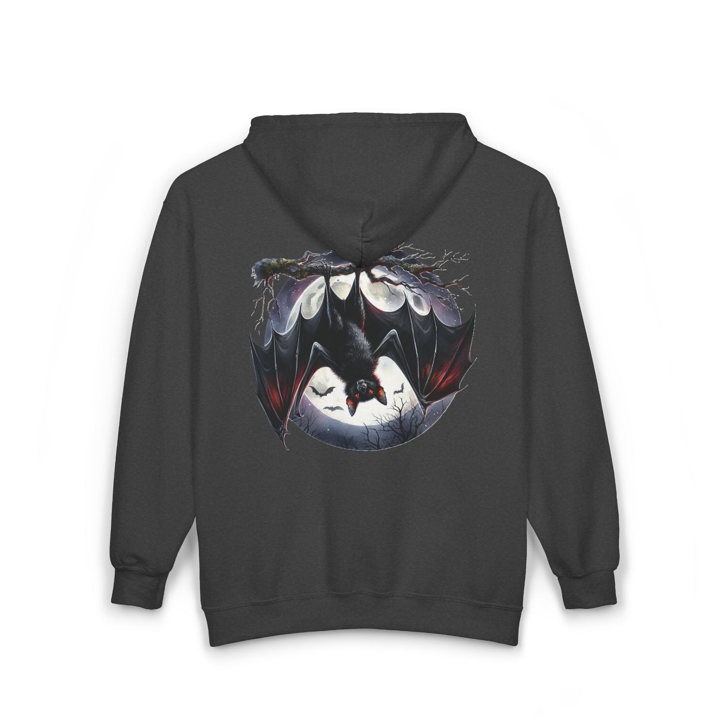 Spooky Season Bat Unisex Zip-Up Hoodie