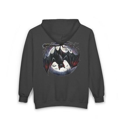 Spooky Season Bat Unisex Zip-Up Hoodie