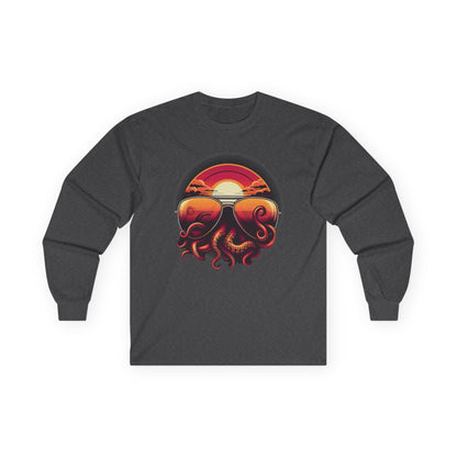 Aviator Sunglasses Sunset Tentacles Unisex Long Sleeve Shirt