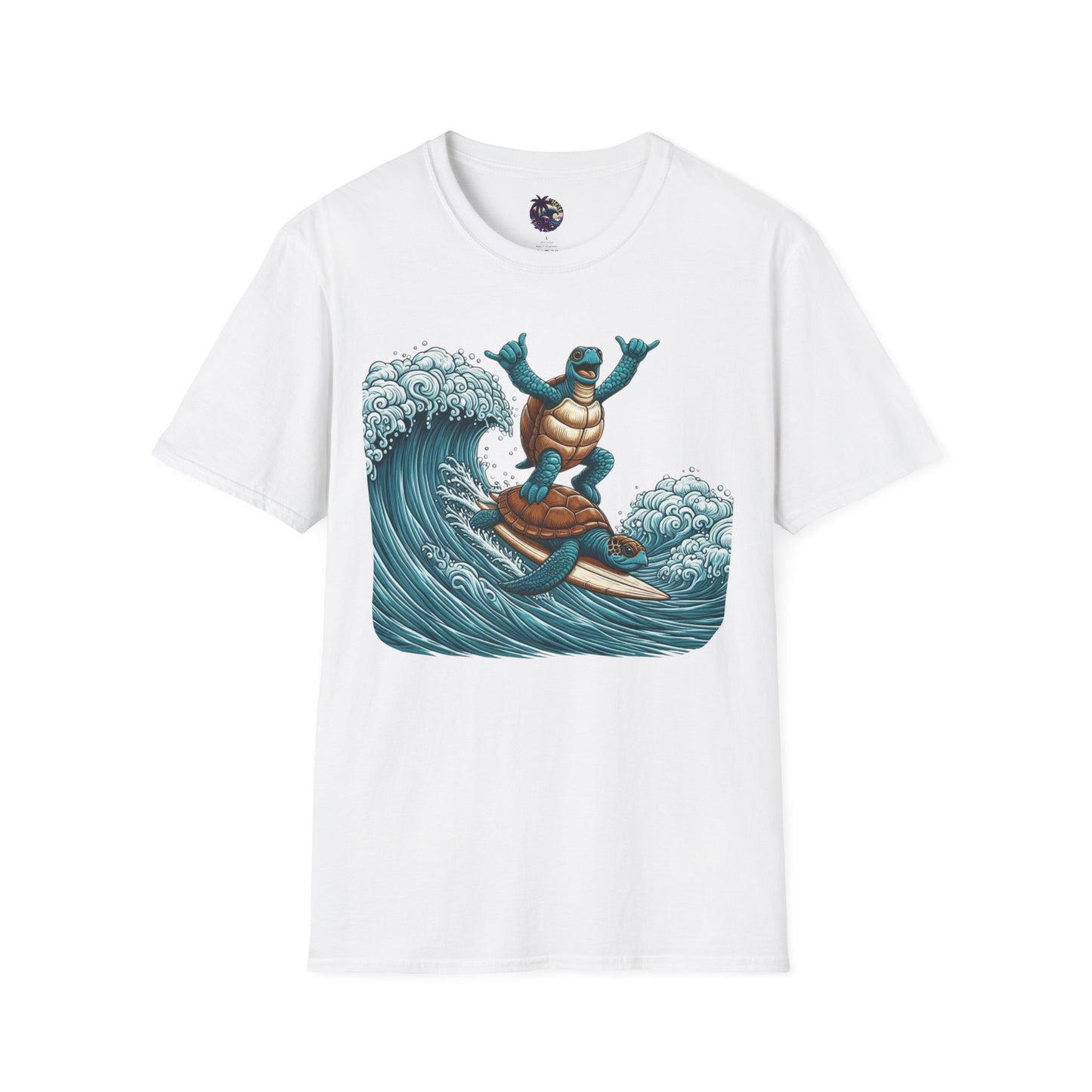 Surfing Sea Turtles Unisex T-Shirt