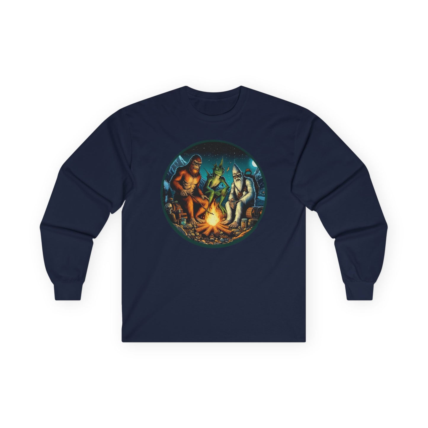 Cryptid Camping Trip Unisex Long Sleeve shirt
