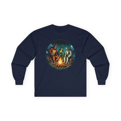 Cryptid Camping Trip Unisex Long Sleeve shirt