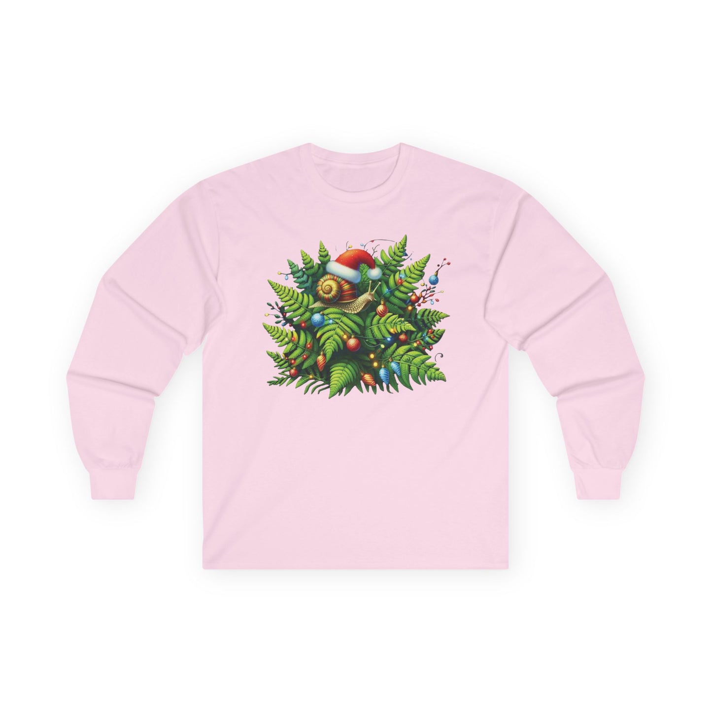 Holiday Snail Unisex Long Sleeve Shirt