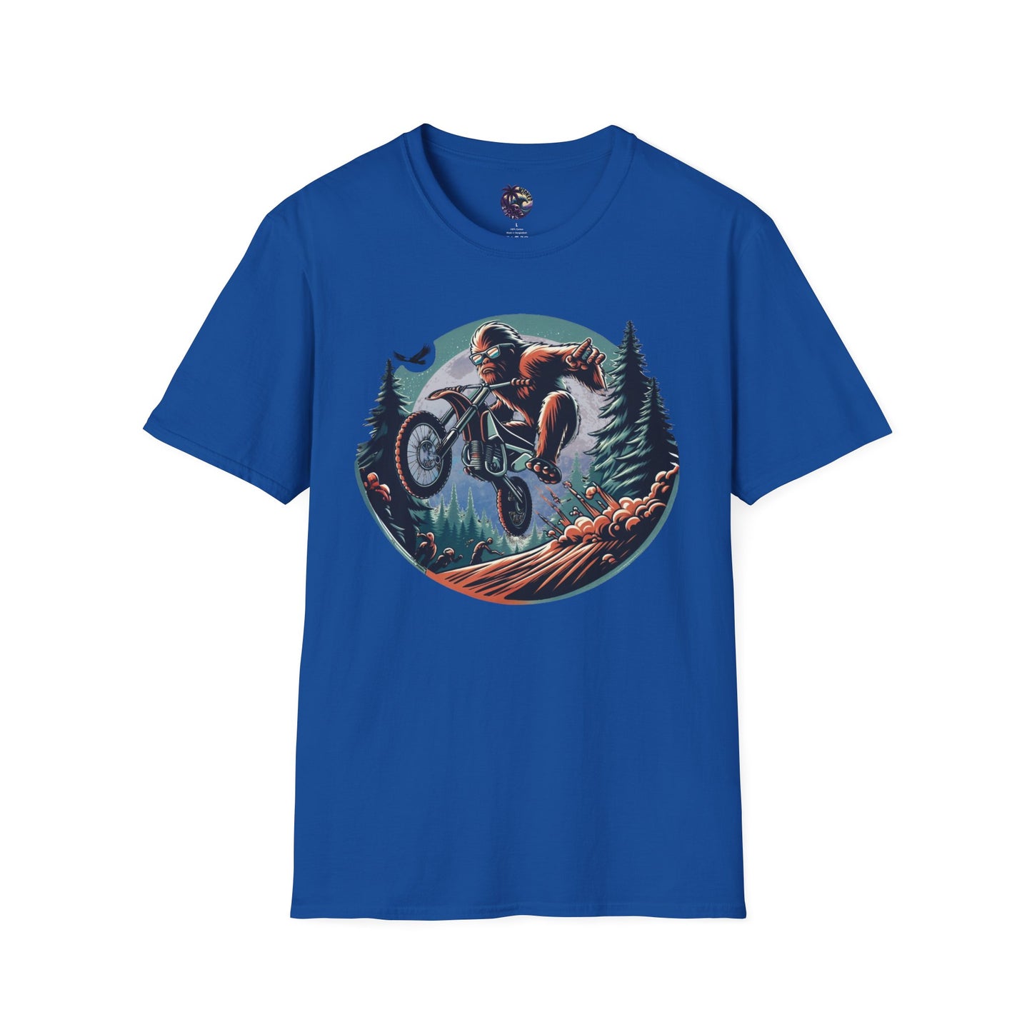 Sasquatch Dirt Bikin' Unisex T-Shirt