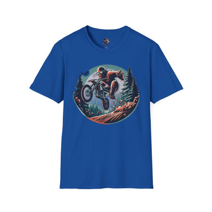 Sasquatch Dirt Bikin' Unisex T-Shirt