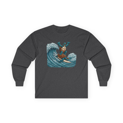 Surfing Sea Turtles Unisex Long Sleeve Shirt