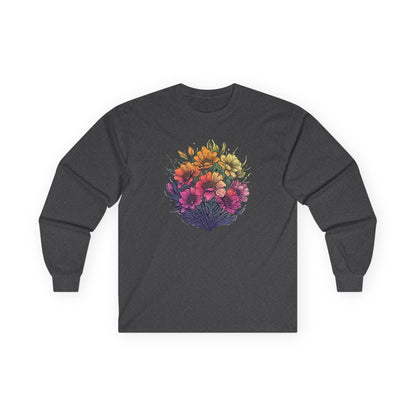 Summer Flowers Unisex Long Sleeve Shirt