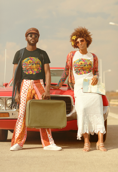 Retro Floral Woody Unisex T-Shirt
