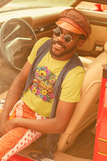 Retro Floral Woody Unisex T-Shirt