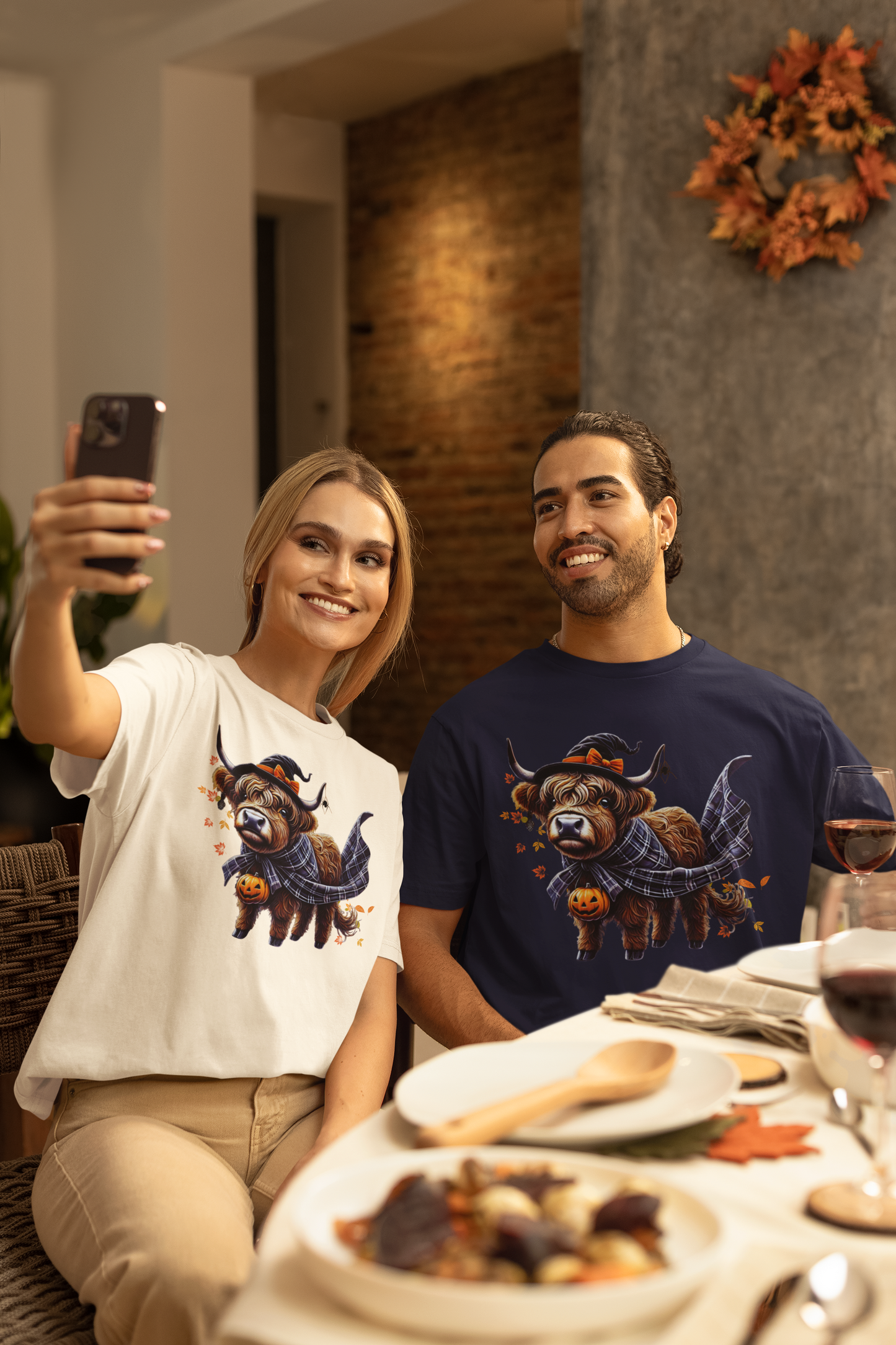 Highland Cow-oween Unisex T-Shirt