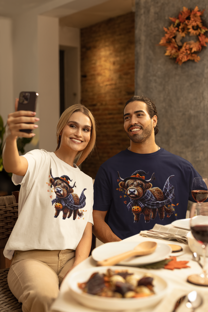 Highland Cow-oween Unisex T-Shirt