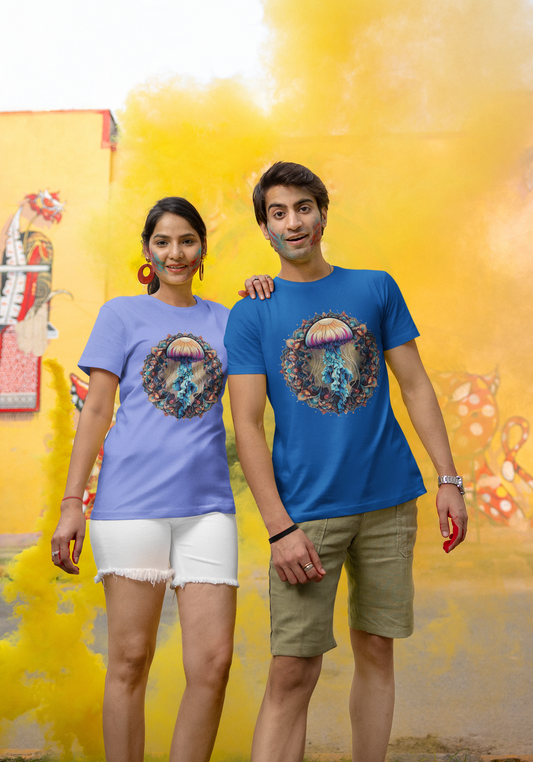 Jellyfish Mandala Unisex T-Shirt