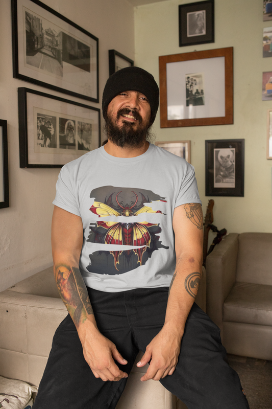 Moth - Red and Yellow  Unisex T-Shirt