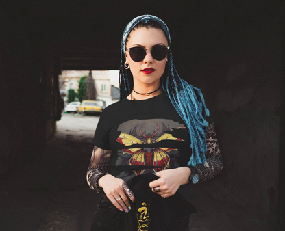Moth - Red and Yellow  Unisex T-Shirt