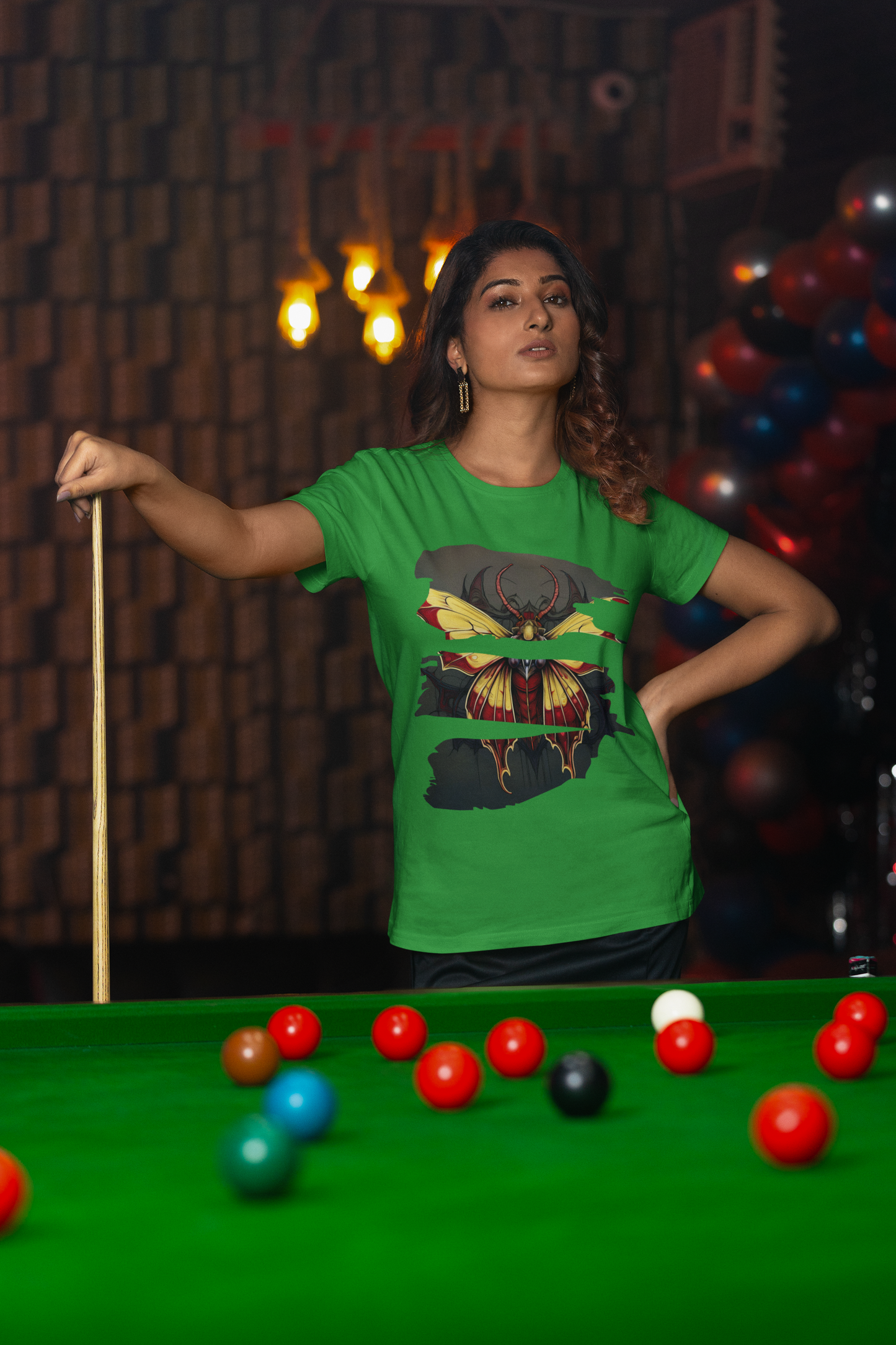 Moth - Red and Yellow  Unisex T-Shirt