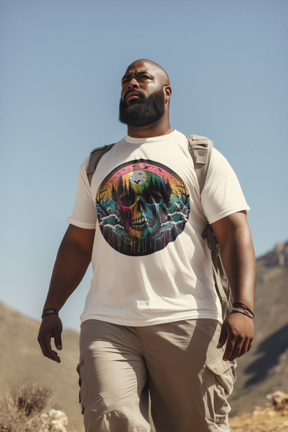 Rainbow Skull Softstyle Unisex T-Shirt