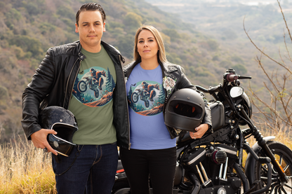 Sasquatch Dirt Bikin' Unisex T-Shirt