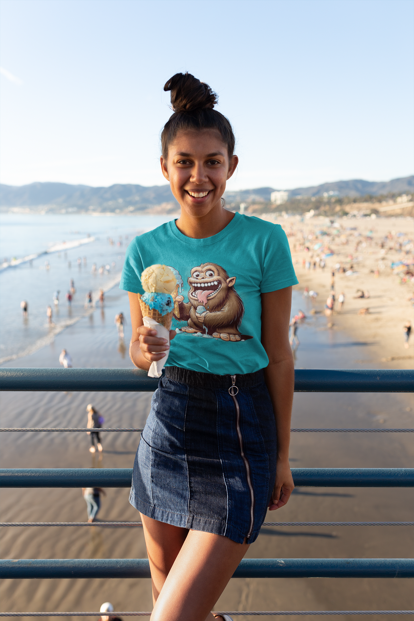 Sasquatch Ice Cream Unisex T-Shirt