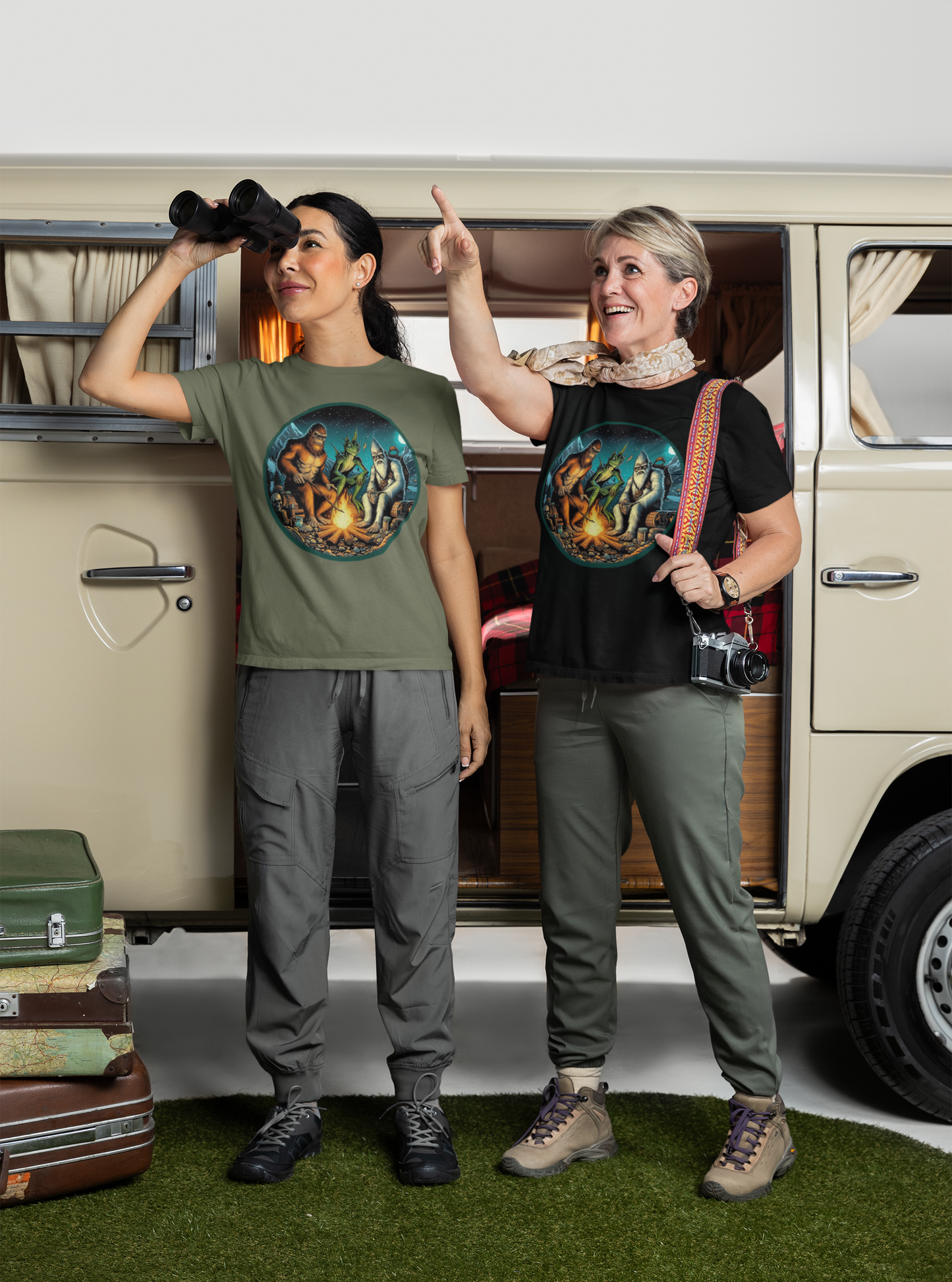Cryptid Camping Trip Unisex T-shirt