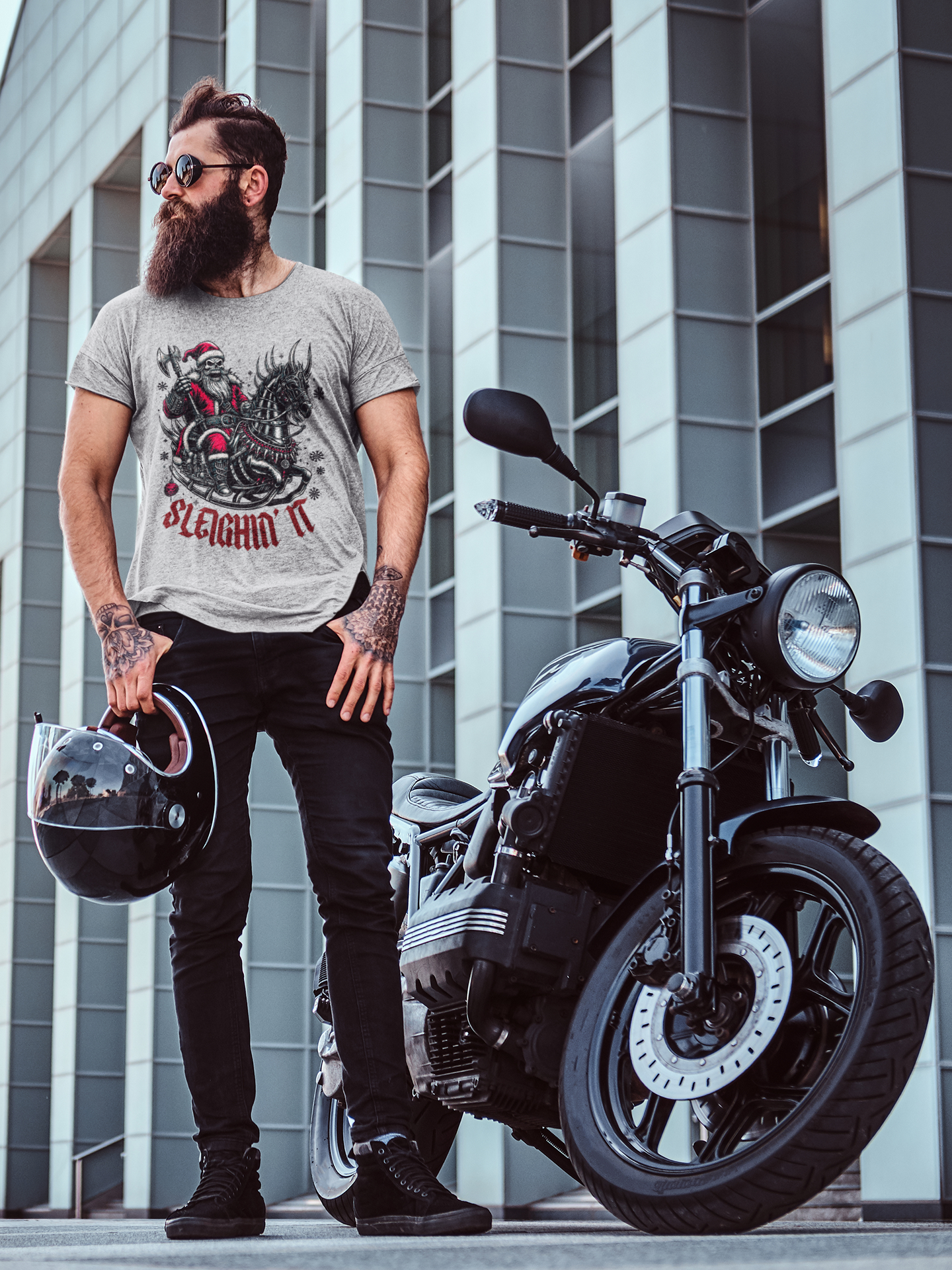 Goth Santa Unisex T-Shirt