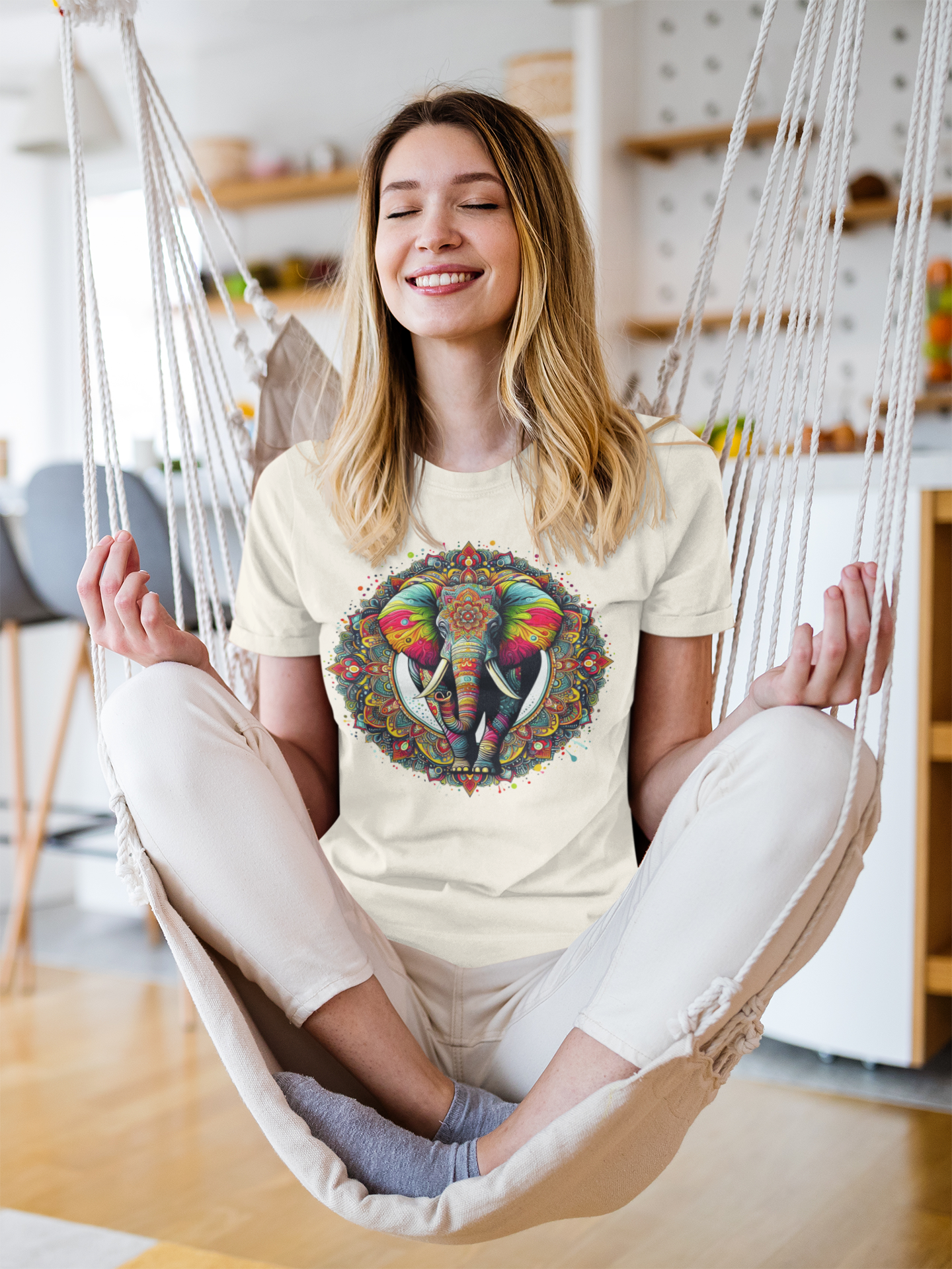 Elephant Mandala Unisex T-Shirt