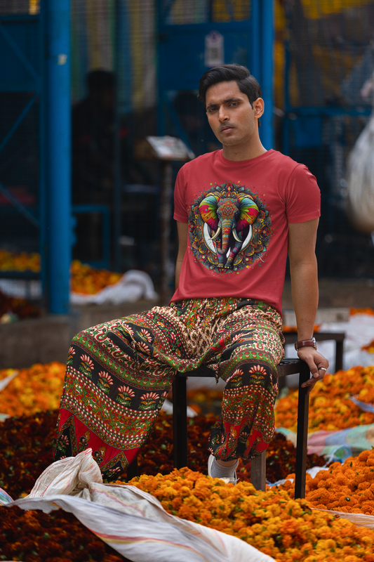 Elephant Mandala Unisex T-Shirt