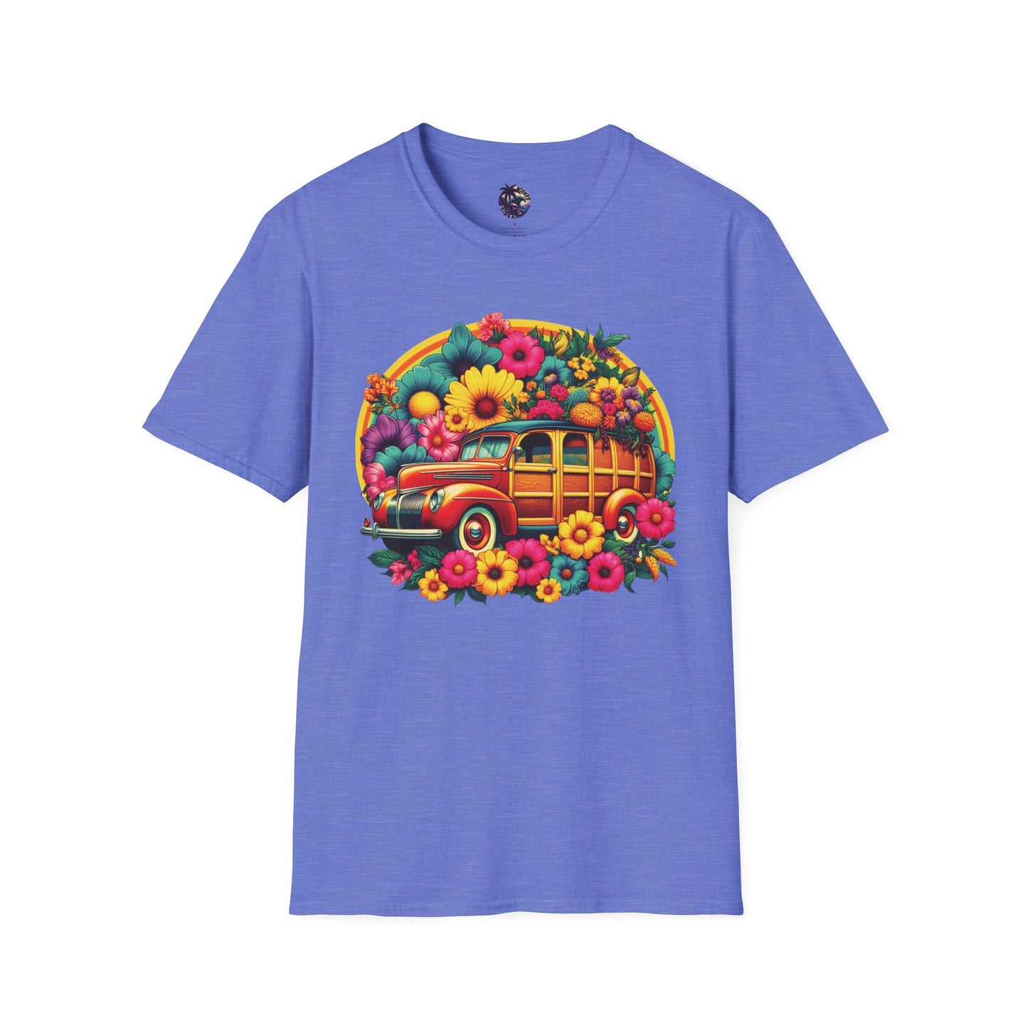Retro Floral Woody Unisex T-Shirt