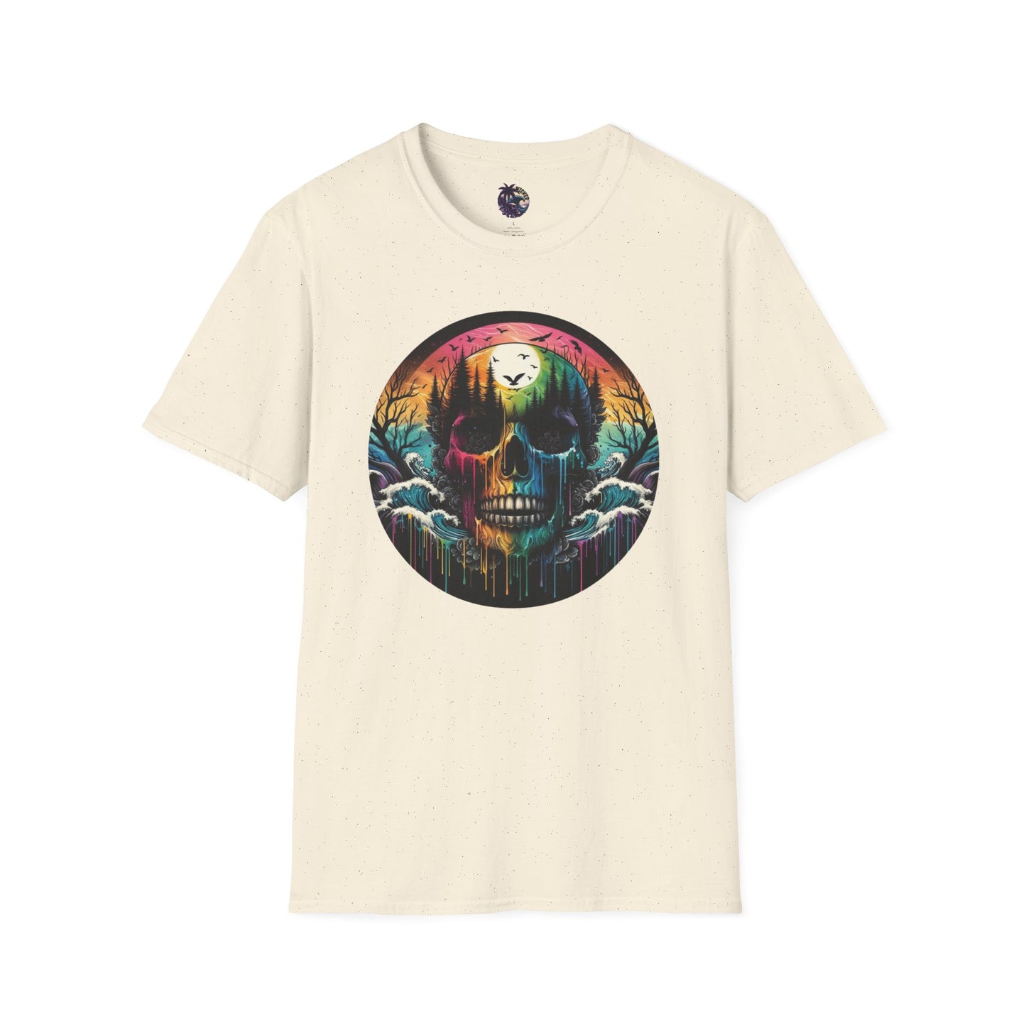 Rainbow Skull Softstyle Unisex T-Shirt