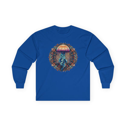 Jellyfish Mandala Unisex Long Sleeve Shirt