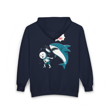Shark 'NO SOUP FOR YOU' Unisex Zip-Up Hoodie