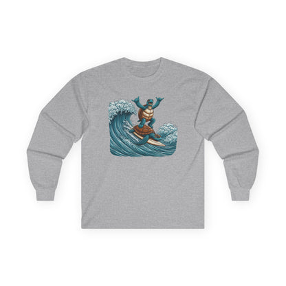 Surfing Sea Turtles Unisex Long Sleeve Shirt