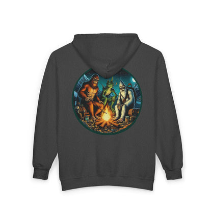 Cryptid Camping Trip Unisex Zip-Up Hoodie