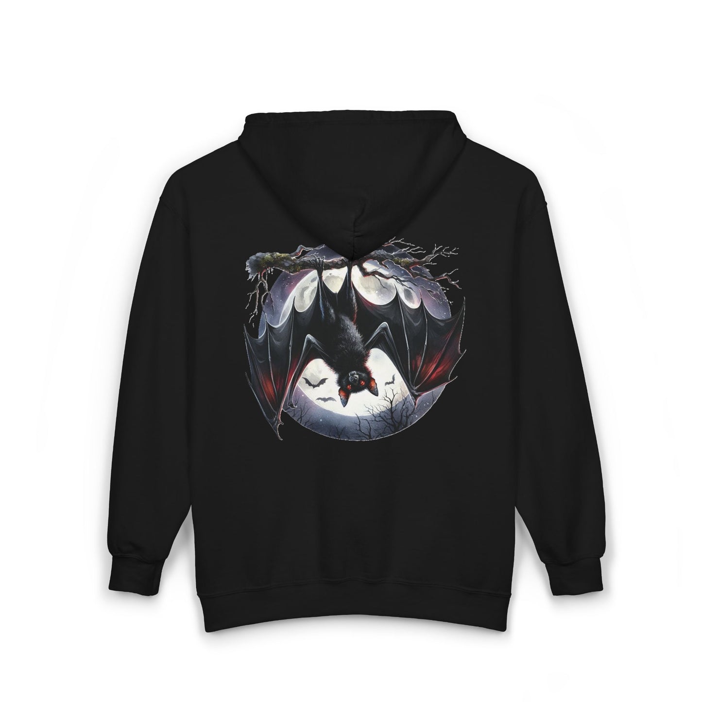 Spooky Season Bat Unisex Zip-Up Hoodie