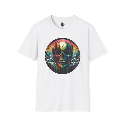 Rainbow Skull Softstyle Unisex T-Shirt