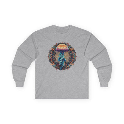 Jellyfish Mandala Unisex Long Sleeve Shirt