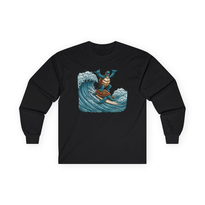 Surfing Sea Turtles Unisex Long Sleeve Shirt