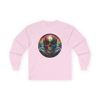 Rainbow Skull Softstyle Unisex Long Sleeve Shirt
