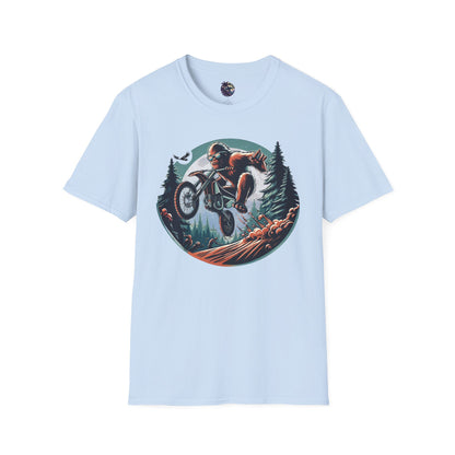 Sasquatch Dirt Bikin' Unisex T-Shirt