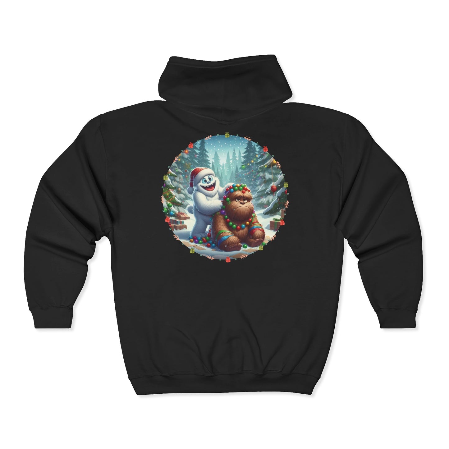 Christmas Buddies Unisex Zip-Up Hoodie