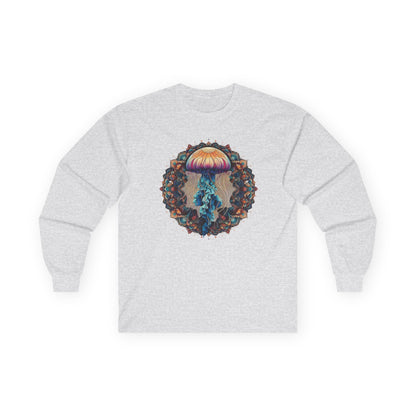 Jellyfish Mandala Unisex Long Sleeve Shirt