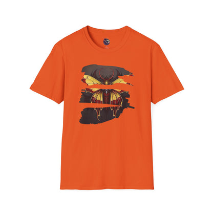 Moth - Red and Yellow  Unisex T-Shirt